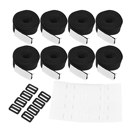 KIMISS 8 -Sets Schwimmbad Walzenband Solarabdeckungsansatzansatzkit mit Schnallen und Kabelplatten Zur Einfachen Installation von KIMISS