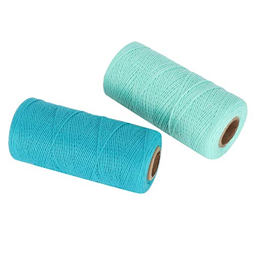 KIMISS Baumwoll -Warp -Gewinde Zum Weben von 2 Rollen 8/4 Warp Garn Reines Baumwollhandnähfädel Zum Stricken Tattierender Teppich KIMISS Baumwoll -Warp -Gewinde Zum Weben von 2 Rollen 8/4 Warp Garn Reines Baumwollhandnähfädel Zum Stricken Tattierender Teppich von KIMISS