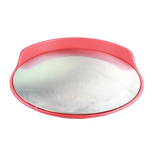 KIMISS Blind Spot Konvexer Verkehrsspiegel 60 Cm Weitwinkel -Auffahrtspiegel Umfasst Montagehalterung und Schraubenverstellbares Weitwinkelansicht für Garage Home Factory Office von KIMISS