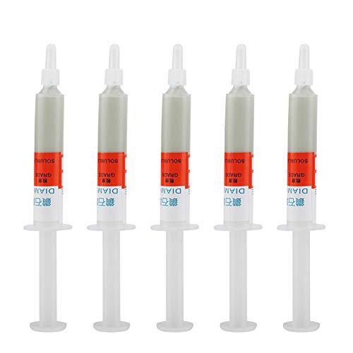 KIMISS Diamant-Schleifpolierpaste, Läpppaste, 5 Stück/Set Schleifpasten-Nadelrohr, W40320, Effizient und Praktisch für Hochpräzises Polieren von Jade, Uhren, Schmuck (W1 (8000 Okular KIMISS Diamant-Schleifpolierpaste, Läpppaste, 5 Stück/Set Schleifpasten-Nadelrohr, W40320, Effizient und Praktisch für Hochpräzises Polieren von Jade, Uhren, Schmuck (W1 (8000 Okular von KIMISS