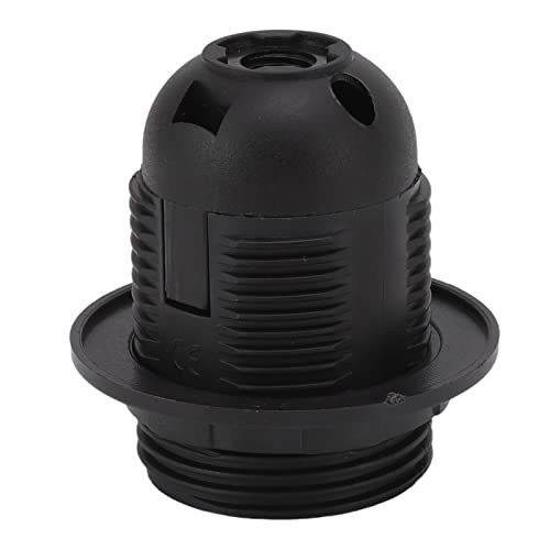 KIMISS E27 -Lampenbasissocket, Kupferkernlichthalter für DIY -Tisch und Stangenlampen, Hochtemperaturwiderstand, 10 Pack (BLACK) von KIMISS