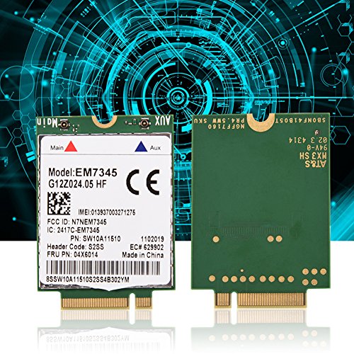 KIMISS EM7345 04X6014 4G, Modul für Thinkpad X250 X1C Em7455 Dell Dw5811e LTE WWAN-Karte W550 T450 X240 T440 von KIMISS