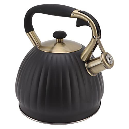 KIMISS Edelstahl -Pfeife Teekessel Zur Herdinduktion - 3,5 l Kürbisform Teekanne, Schnell Kochender Heißer Wassertopf für die Küche KIMISS Edelstahl -Pfeife Teekessel Zur Herdinduktion - 3,5 l Kürbisform Teekanne, Schnell Kochender Heißer Wassertopf für die Küche von KIMISS