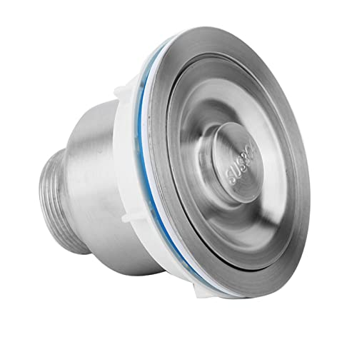 KIMISS Edelstahl-Spüle Drainsieb mit Anti-Clogging-Design, 4,3-Zoll von KIMISS