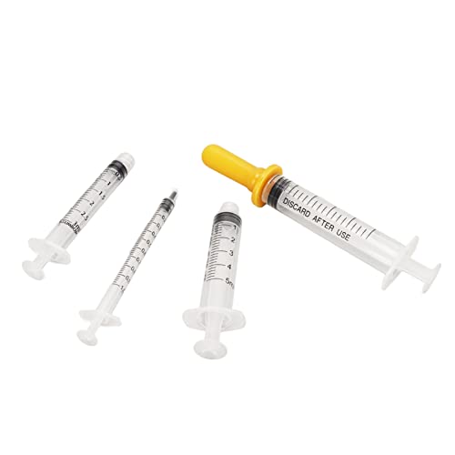 KIMISS Einstellbare Pet Nursing Flaschen -Kits mit Ersatznippeln für Kätzchen- und Welpen Fütterung Beinhaltet Feeder & Storage Box (Yellow) von KIMISS