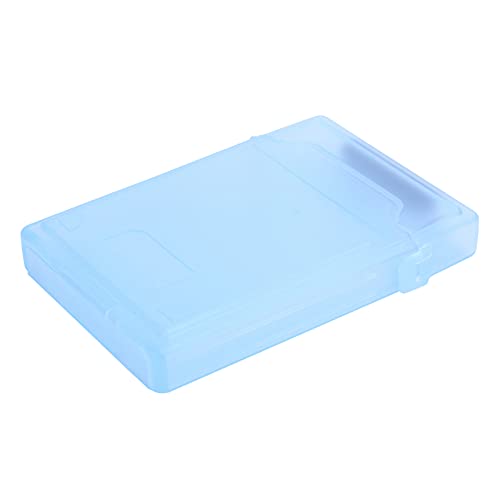 KIMISS Festplatten-Aufbewahrungsbox Festplatten-Aufbewahrungsbox ABS 2,5-Zoll-Festplatten-Aufbewahrungsbox ABS-Material HDD Ssd Staubdichter und Antistatischer Schutzkoffer (Weiß) (Blau) von KIMISS