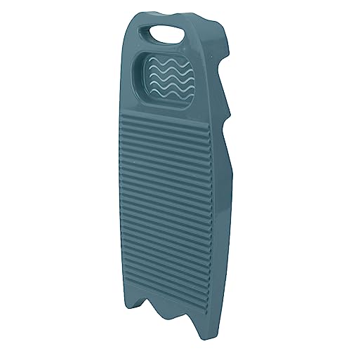 KIMISS Handwaschbrett Plastikwäsche Waschbrett mit Seifenhalter - Effizientes Haushaltswaschbrett für Hartnäckige Dirt & Fett - Bequemes Tragendesign (BLUE) von KIMISS