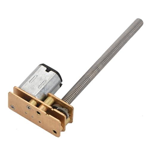 KIMISS High DC -Zahnradmotor 1024GA20 6V/12V -Gewinde N20 mit M4 X 55 mm Welle, 200 U/min, Ideale Robotik, Elektronik und Projekte (6 V 200 U/min) von KIMISS