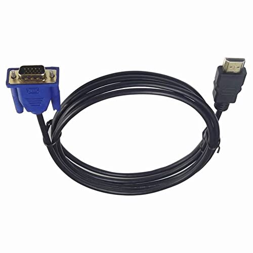 KIMISS High Definition Multimedia Interface zu VGA HD Kabel mit Audio, 10 Meter, Doppelmagnetring, für PC und Monitor von KIMISS