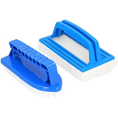 KIMISS Hochleistungs -Pool -Bürstenschwamm Pool Reinigungswerkzeug Swimmingpool Bürste Handheld Bürstenreinigung und der, Saunen 2 Pack von KIMISS
