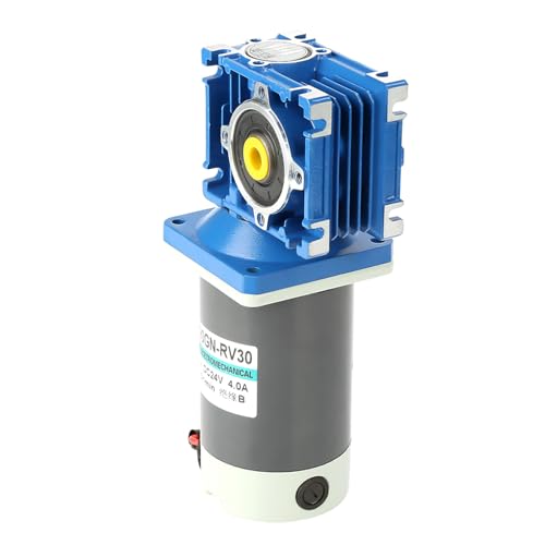 KIMISS Hochwurmgetriebe Motor DC24V 90W Geschwindigkeit mit Selbstverriegelung - 5D90GN RV30 GEARMOTOR MOTORS & HAUSBESCHREIBUNG (RV -Reduzierer -Reduktions -Verhältnis 10k) von KIMISS