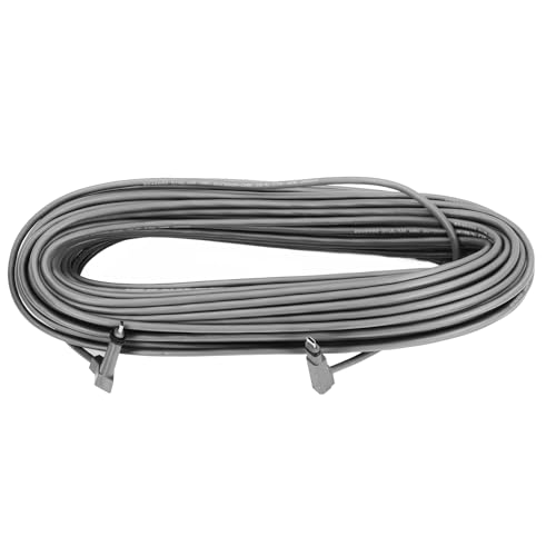KIMISS -Kabel -Ersatz Verlängerungskabel mit Kabelklammern und Nägeln für Satelliten V2 Einfache Installation und Stabiles Anschlusszubehör (150 Fuß Kabel) von KIMISS