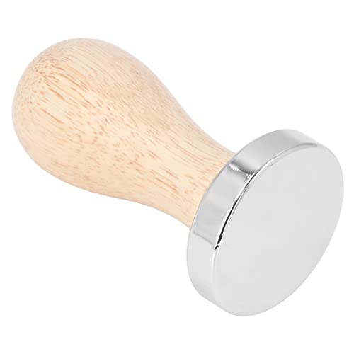 KIMISS Kaffeepulverhammer, Tamper, Abnehmbarer, Lebensmittelechter Edelstahl, Leicht zu Greifender Konvexer Tamper, 49 Mm Flacher, Presse mit Holzgriff, Tamper-Design für Büro und KIMISS Kaffeepulverhammer, Tamper, Abnehmbarer, Lebensmittelechter Edelstahl, Leicht zu Greifender Konvexer Tamper, 49 Mm Flacher, Presse mit Holzgriff, Tamper-Design für Büro und von KIMISS