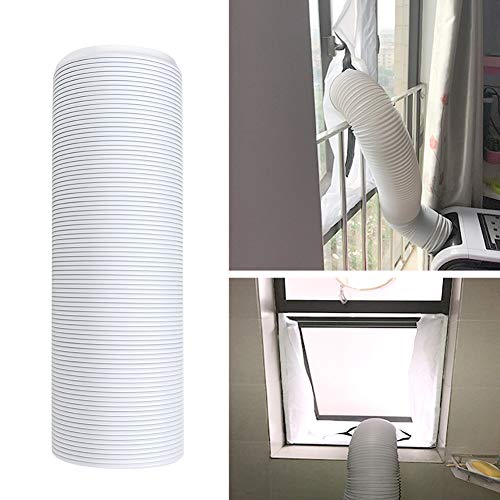 KIMISS Klimaanlagenschlauch Abluftschlauch Klimaanlage Pp + Stahldraht Tragbare Universal Flexible Klimaanlage Abluftschlauch Rohr Ersatzteile(D15Cm*2M) (Durchmesser 13 cm * 1,5 m) von KIMISS