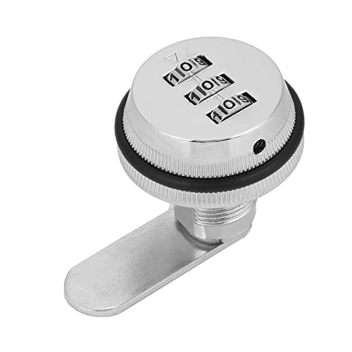 KIMISS Kombinationsschlossschrank -Tür - Zink Legierungskennwort Kombination Camlock Locker Drei Ziffer Pass Beschützer mit Hoher Sicherheitsschublade Tools & Home Improvement/Har (SILVER) von KIMISS