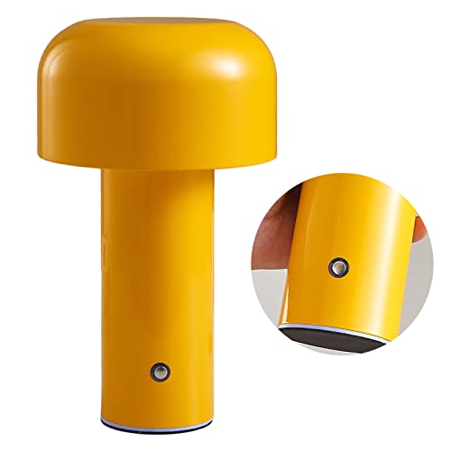 KIMISS LED -Pilztischlampe mit Dimmbaren 3 -Farben LED Lichtperlen für Bett, Wohnzimmer oder Als (YELLOW) von KIMISS