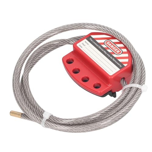 KIMISS Lockout -Tagout -Kabel Schlossausrüstung Wartung Tagout Kabelschloss mit Multi Loch Design Reparaturmanagement KIMISS Lockout -Tagout -Kabel Schlossausrüstung Wartung Tagout Kabelschloss mit Multi Loch Design Reparaturmanagement von KIMISS