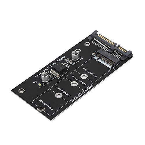 KIMISS M.2 NGFF SSD, Festplatte Stabile Leistung MacBook SSD 2012 2013 auf SATA 22PIN Festplatte B Chiave SATA Adapter Riser Card von KIMISS