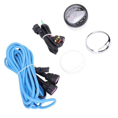 KIMISS Marine-Drehzahlmesser-Kit, 85 Mm LCD-Display, 7000 U/min, mit Kabelbaum, Bootsdrehzahlmesser-Ersatz für Smart Craft SC1000 Optimax Verado Mercruiser-Motoren KIMISS Marine-Drehzahlmesser-Kit, 85 Mm LCD-Display, 7000 U/min, mit Kabelbaum, Bootsdrehzahlmesser-Ersatz für Smart Craft SC1000 Optimax Verado Mercruiser-Motoren von KIMISS