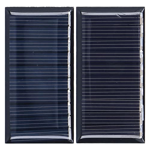 KIMISS Mini -Solarmodule 5V 0,25W Tragbare Polykristalline Solarzellen für DIY -Projekte, Wetterfestes Mini Solarpanelsatz von KIMISS