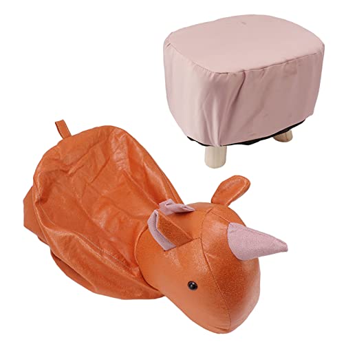KIMISS Netter Tierischer Fußstopp mit Weichem Gepolstertem Kissen-kleine Fußstützenhocker für & Erwachsene mit Anti-Rutsch-Füßen-ideal für Heimgärten- und Vergnügungsparks (Einhorn) von KIMISS