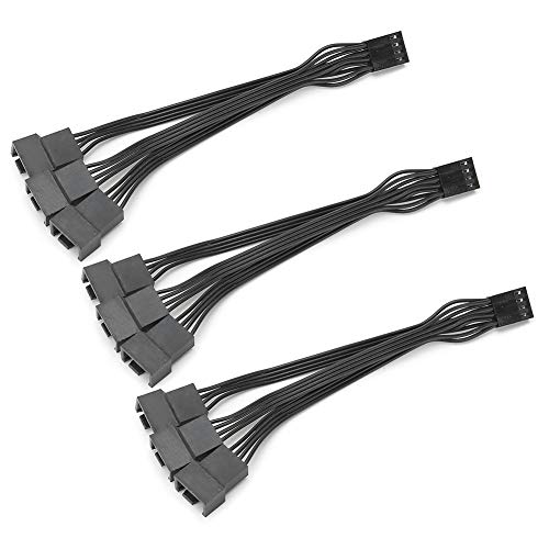 KIMISS PC-Lüfter-Splitter Lüfter-Splitter PVC-Isolierung 3-teiliges Lüfter-Verlängerungskabel Draht 1 Bis 3 4-Pin-Anschluss Splitter-Adapter Stromwandler KIMISS PC-Lüfter-Splitter Lüfter-Splitter PVC-Isolierung 3-teiliges Lüfter-Verlängerungskabel Draht 1 Bis 3 4-Pin-Anschluss Splitter-Adapter Stromwandler von KIMISS