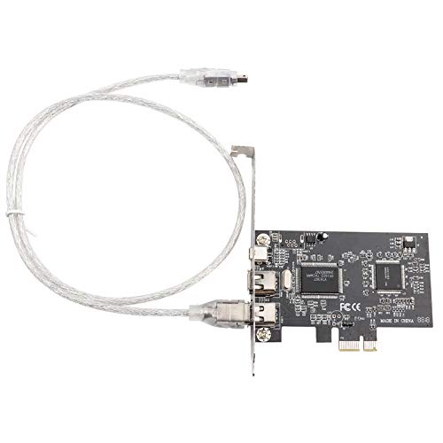 KIMISS PCI E PCI Express, IEEE 1394 Controller-Karte mit SATA PCI FireWire 1394a Firewire-Kabel von KIMISS