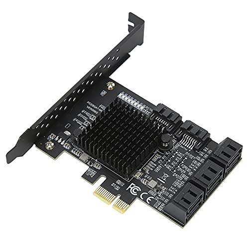 KIMISS PCI E zu, 8 Ports Adapter Riser Card Desktop Mh 48 SATA3.0 Erweiterung Computerzubehör von KIMISS