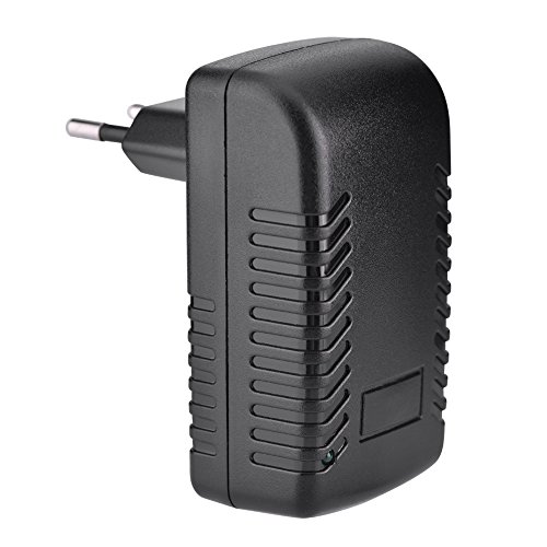Poe-Adapter Poe-Netzteil Schwarz 48 V 0,5 A Wand-Poe-Injektor Ethernet-Adapter IP-Telefon-Kamera-Netzteil UK-Stecker von KIMISS