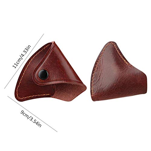 KIMISS Premium Leder Axe Deckabdeckung für Outdoor -Aktivitäten - Passt Zum Holzchogan, Kangee, Nobo Tomahawks Nicht Schlupf Design, Abriebfestmaterial (BROWN) von KIMISS