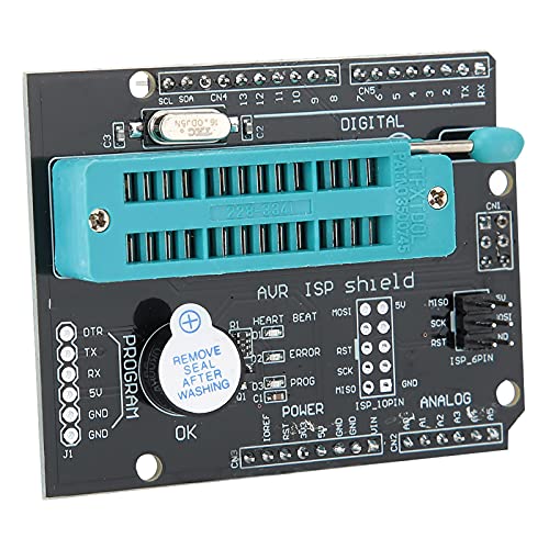 Programmierer-Erweiterungsplatine für AVR ISP Shield Burning und Bootloader-Programmierer für Entwicklungsplatine für Atmega 328P Atmega 168P Atmega 8 Programmierer-Erweiterungsplatine für AVR ISP Shield Burning und Bootloader-Programmierer für Entwicklungsplatine für Atmega 328P Atmega 168P Atmega 8 von KIMISS