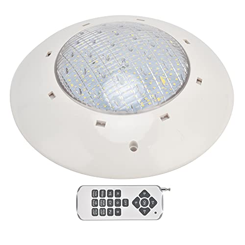 KIMISS RGB Unterwasserpool -Licht - IP68 Wasserdichtes Farblicht für LED Licht für Schwimmbad, Aquarium mit Fernbedienung (25W) von KIMISS