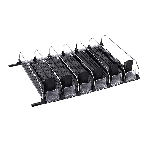KIMISS Self Pushing Can Kühlschrank - Automatische Getränkeschieberbreite - Perfekte Getränkorganisation, Ideales Zuhause und Küche 6 Pack (38 cm) von KIMISS