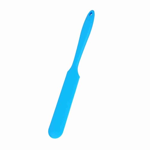 KIMISS Silikon -Backspatel -Creme Schaberpinsel Grünes Mix Teig Werkzeug für Glatte Kuchendekoration (BLUE) von KIMISS