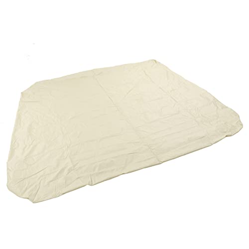 KIMISS Staubbedeckung Im Freien Im Freien - 190 Silberbeschichtete Polyester Taft Wasserdicht Heiße Federabdeckung für Spa -Bad Quadrate Spa Bad Abdeckung 210x210 X 30 Cm (Beige) von KIMISS