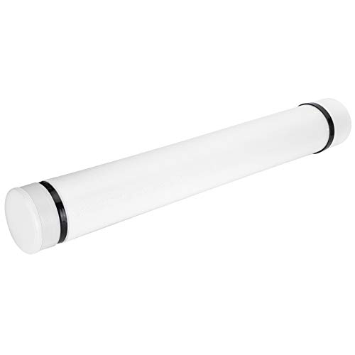 KIMISS Teleskoping -Zeichnungsrohr -Zeichnungsablagerungsrohr Ausziehbar Verdickte Teleskopsammlung Poster Ausgangsfall Kunst und Posterrohre (WHITE) von KIMISS