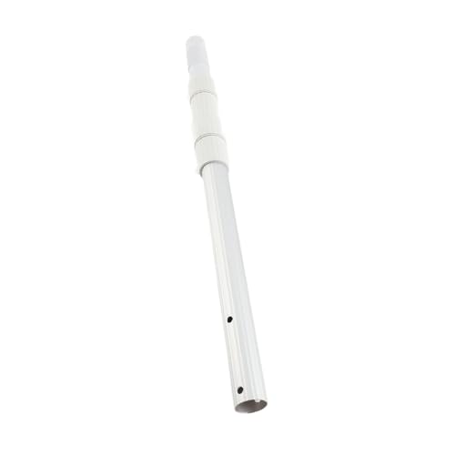 KIMISS Teleskoppool -Reinigungsstange - 120 cm Aluminiumlegierstangen Skimmernetz, Rake, Staubsauger Kompatibel mit Verschiedenen Poolreinigungszubehör (Ohne Aufhängeloch 62 cm) von KIMISS