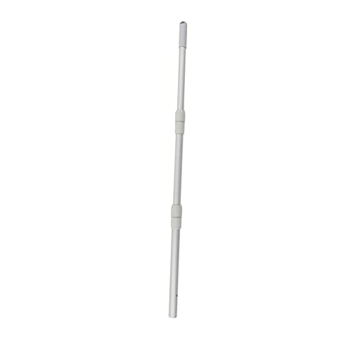 KIMISS Teleskoppool -Reinigungsstange - 120 cm Aluminiumlegierstangen Skimmernetz, Rake, Staubsauger Kompatibel mit Verschiedenen Poolreinigungszubehör (mit Aufhängeloch 64,5 cm/2,5 Zoll) von KIMISS