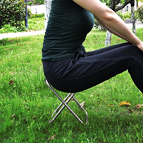 KIMISS Tragbarer Klappcampingstuhl - Leichtes Aluminiumlegierungshocker Im Freien Im Freien, Angeln, Wandern und mit Tragetasche Reisen - Compact & von KIMISS