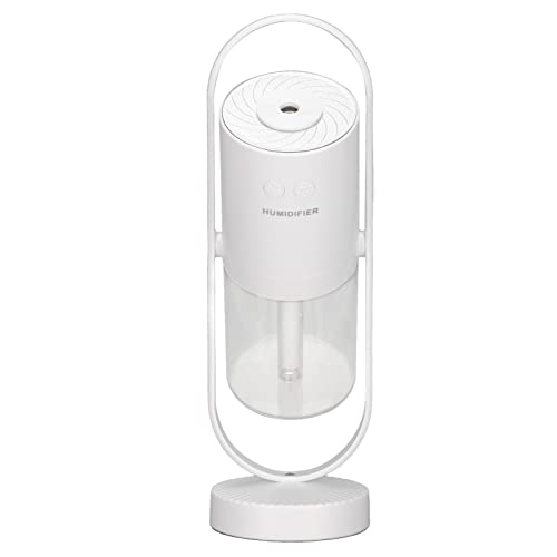 KIMISS Tragbarer -Luftbefeuchter mit Farbenfrohen Nachtlicht - 360 ° Rotation, 200 Ml Kapazität, USB Desktop Diffusor für Zuhause und von KIMISS