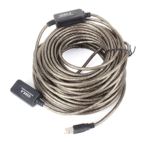 KIMISS USB 2.0 -Verlängerungskabel 20m - Typ A Männlich Zum Weiblichen Extender für Drucker, Tastaturen, Mehr Hochgeschwindigkeitsdatenübertragung von Bis zu 480 Mbit/S KIMISS USB 2.0 -Verlängerungskabel 20m - Typ A Männlich Zum Weiblichen Extender für Drucker, Tastaturen, Mehr Hochgeschwindigkeitsdatenübertragung von Bis zu 480 Mbit/S von KIMISS