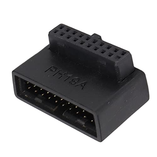 KIMISS USB 3.0 90°, Platine Einfache Installation RGB 24 Pin Adapter Multilayer 19 20Pin Power AdapterPH19B (PH19A Integralformteil) von KIMISS