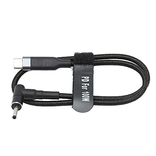 KIMISS USB -C -Laptop Ladekabel 100W DC Adapter für Modelle Schnellladestyp C Kabel (JD0612 (0,5 Meter)) von KIMISS