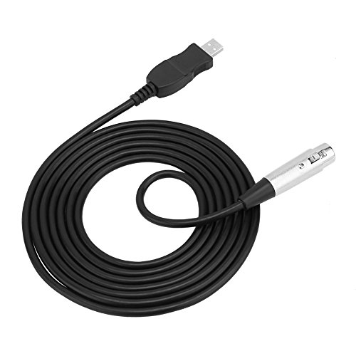 KIMISS USB -Male an XLR Weibliches Telefonadapterkabel - Studio O Link mit A/D Konvertierung und LED Indikator für O Boost 2,8 M Langes Kabel KIMISS USB -Male an XLR Weibliches Telefonadapterkabel - Studio O Link mit A/D Konvertierung und LED Indikator für O Boost 2,8 M Langes Kabel von KIMISS