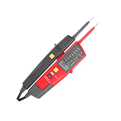 KIMISS UT18C -Spannungs- und Kontinuitätstester, Auto BereichsspannungsmessgeräT mit RCD Test, LCD Anzeige, Phasenrotationsindikator, 690 V AC/DC Messung von KIMISS