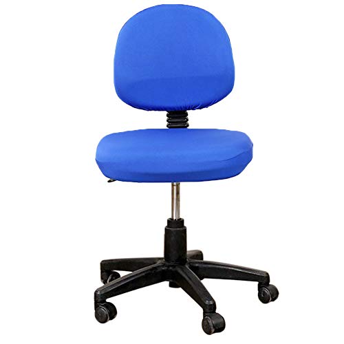 KIMISS Universal Stuhl Covers Set - Dehnbare Abzüge für Haus- und Stühle, 2 PCs Schutzdesign, Leicht zu Waschen und die Meisten Stuhlstile zu Fügen (Blue) von KIMISS