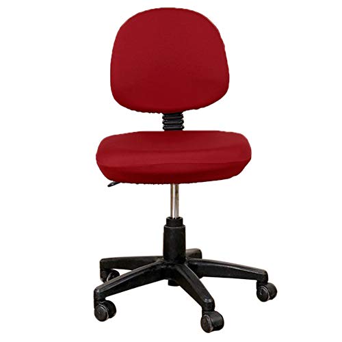 KIMISS Universal Stuhl Covers Set - Dehnbare Abzüge für Haus- und Stühle, 2 PCs Schutzdesign, Leicht zu Waschen und die Meisten Stuhlstile zu Fügen (Rot) von KIMISS