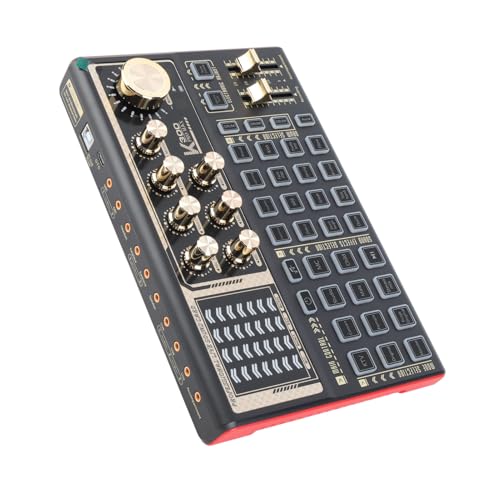 Live -Soundkarte mit Mixer Effects Voice Changer - Professionelles Soundboard für das Streaming von Karaoke -Spielen Zum Streaming von KIMISS