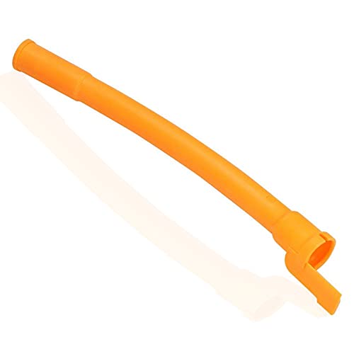 Motorölmessstab Rohrtrichter Kfz-Ersatz OEM 038103663 Messstabrohr (Orange) von KIMISS
