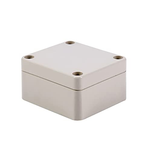 Projektbox Elektronik Weiße Abs-Box Thermoplastische Abs Wasserdichte Anschlussdosen Verbindung Wasserdichtes Gehäuse für den Außenbereich (groß) (65 * 60 * 35mm) von KIMISS